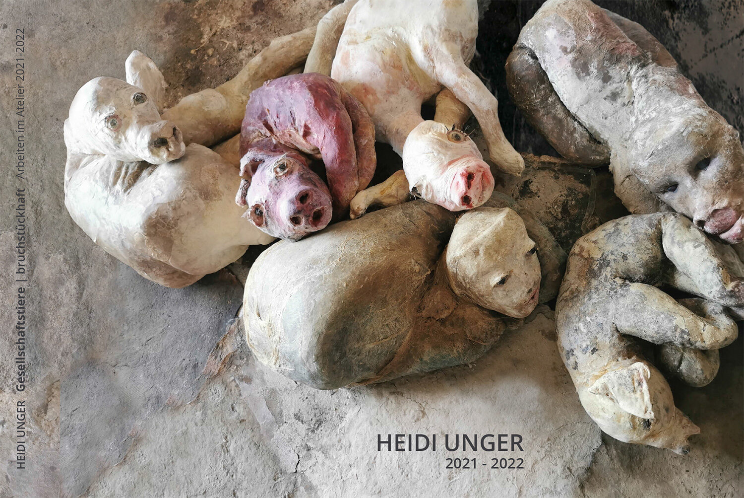 Cover | Gesellschaftstiere | bruchstückhaft | 2022 | Heidi Unger | Fotografie: Uli Reiter