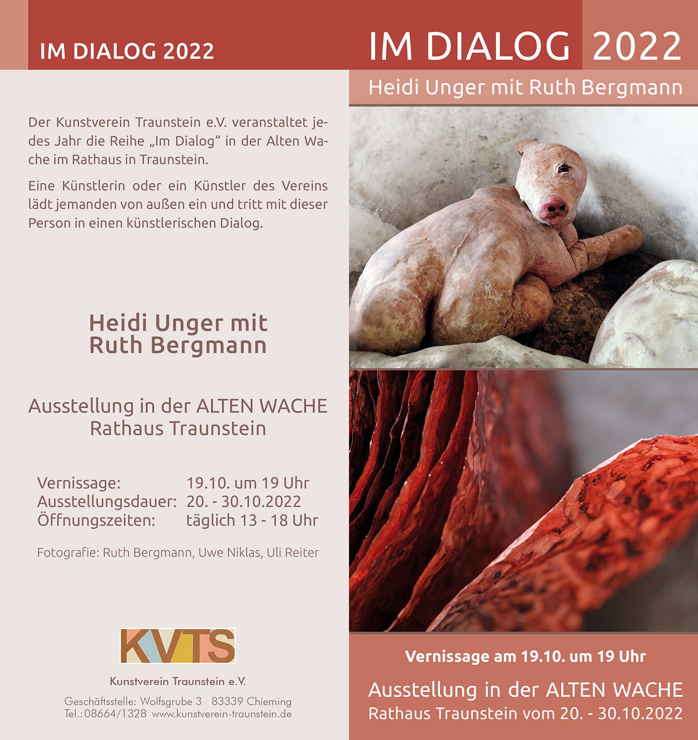 Im Dialog: Heidi Unger mit Ruth Bergmann | 2022 | Alte Wache